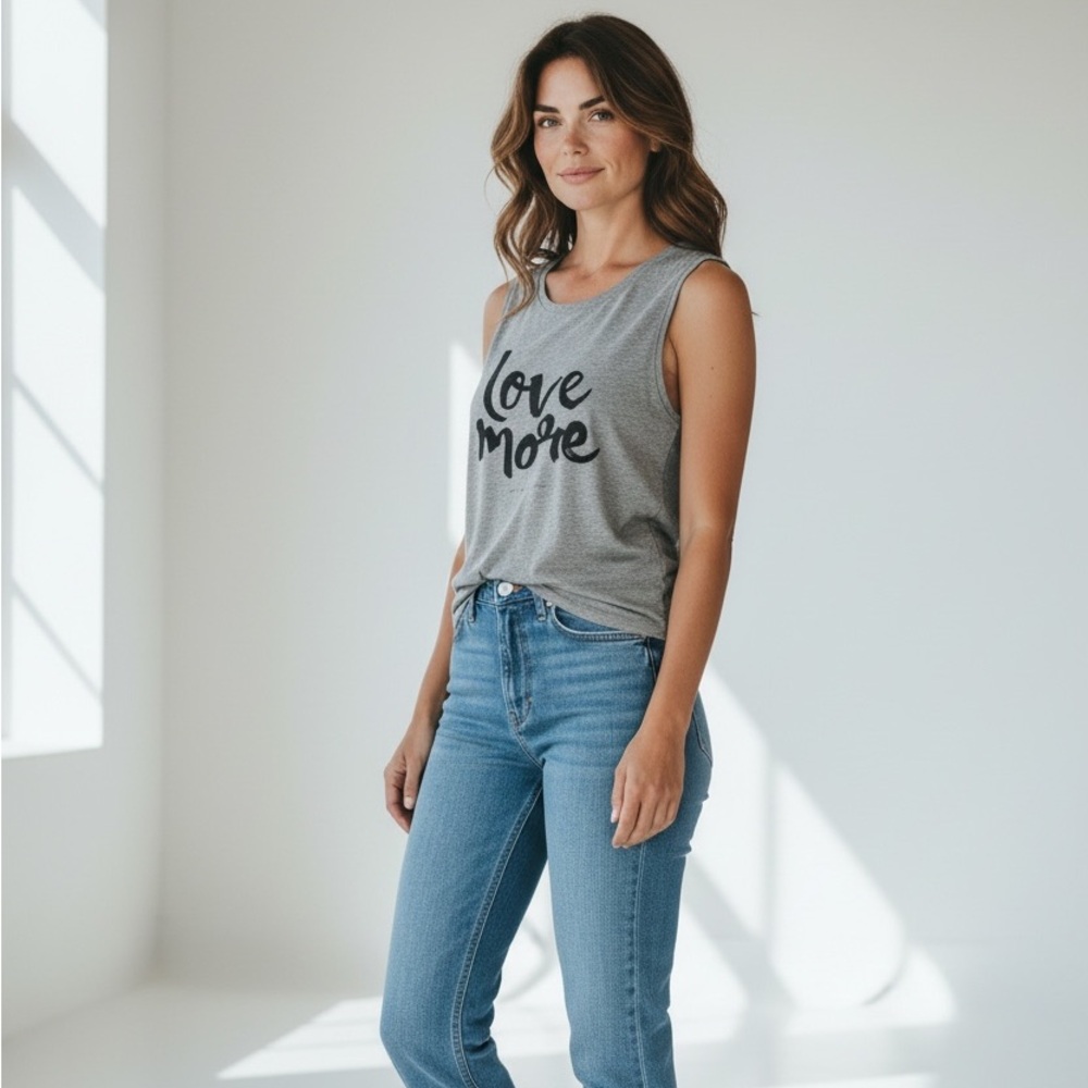 Spiritual Gangster / Love More Muscle Tank / Sz L